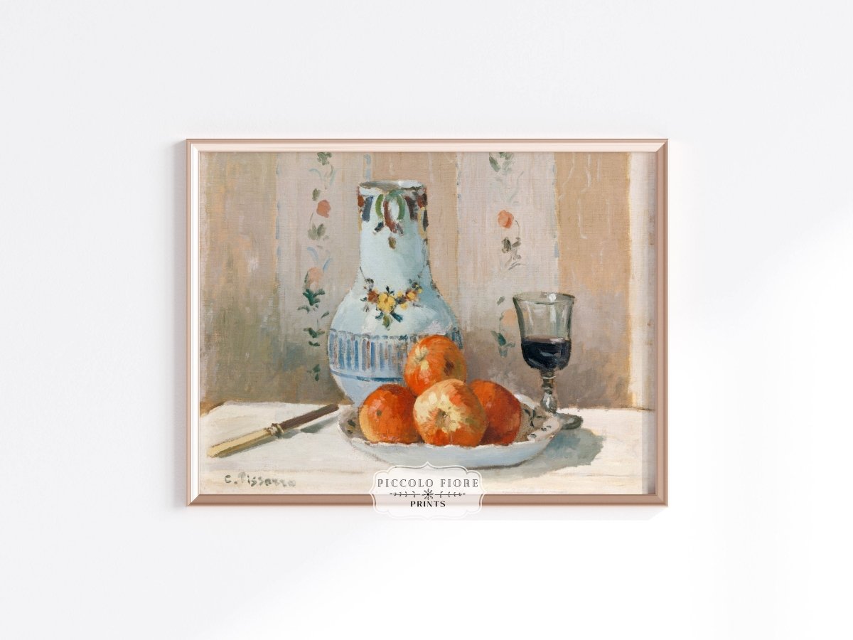 Still Life with Apples and Pitcher | P138 - Single Art Prints - Piccolo Fiore Prints