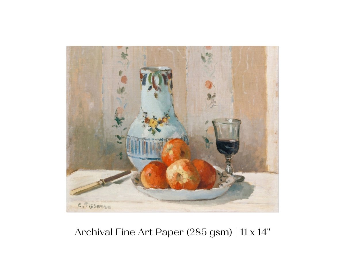 Still Life with Apples and Pitcher | P138 - Single Art Prints - Piccolo Fiore Prints