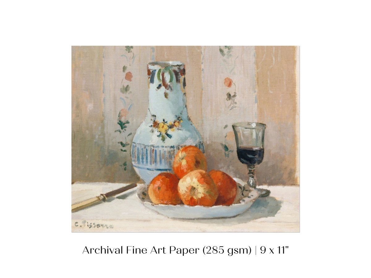 Still Life with Apples and Pitcher | P138 - Single Art Prints - Piccolo Fiore Prints