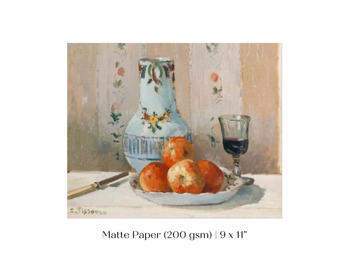 Still Life with Apples and Pitcher | P138 - Single Art Prints - Piccolo Fiore Prints