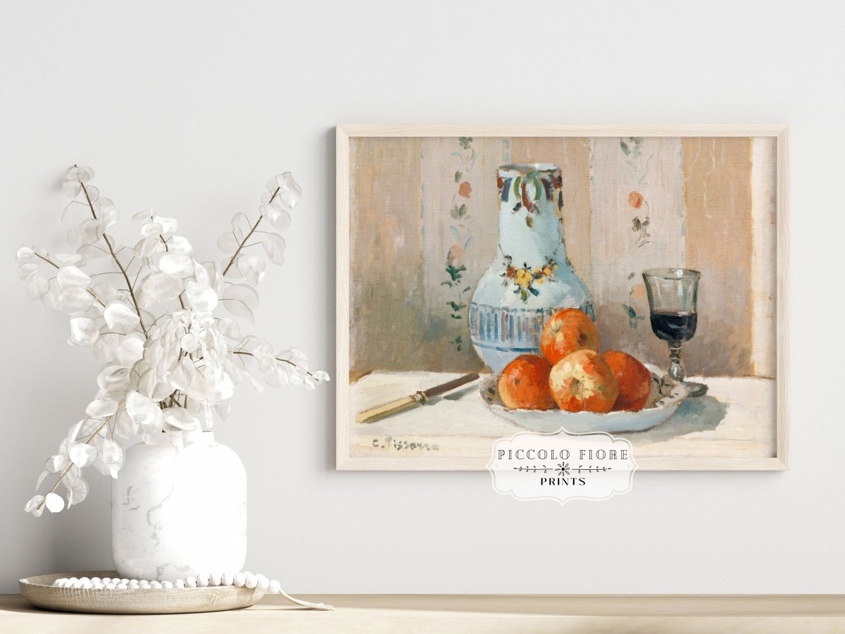 Still Life with Apples and Pitcher | P138 - Single Art Prints - Piccolo Fiore Prints