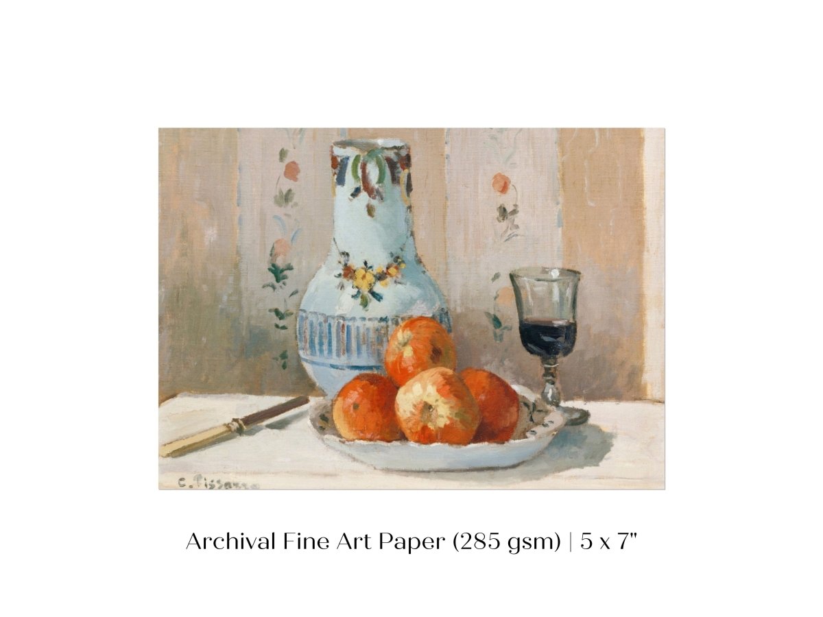 Still Life with Apples and Pitcher | P138 - Single Art Prints - Piccolo Fiore Prints