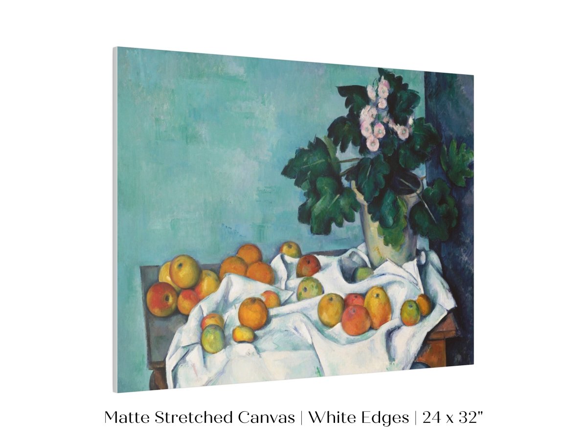 Still Life with Apples and Primroses | P301 - Single Art Prints - Piccolo Fiore Prints