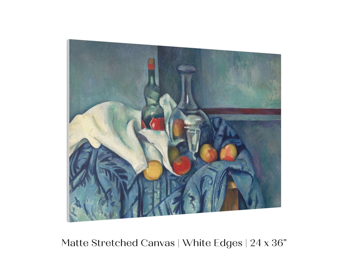 Still Life with Bottles and Apples | P313 - Single Art Prints - Piccolo Fiore Prints