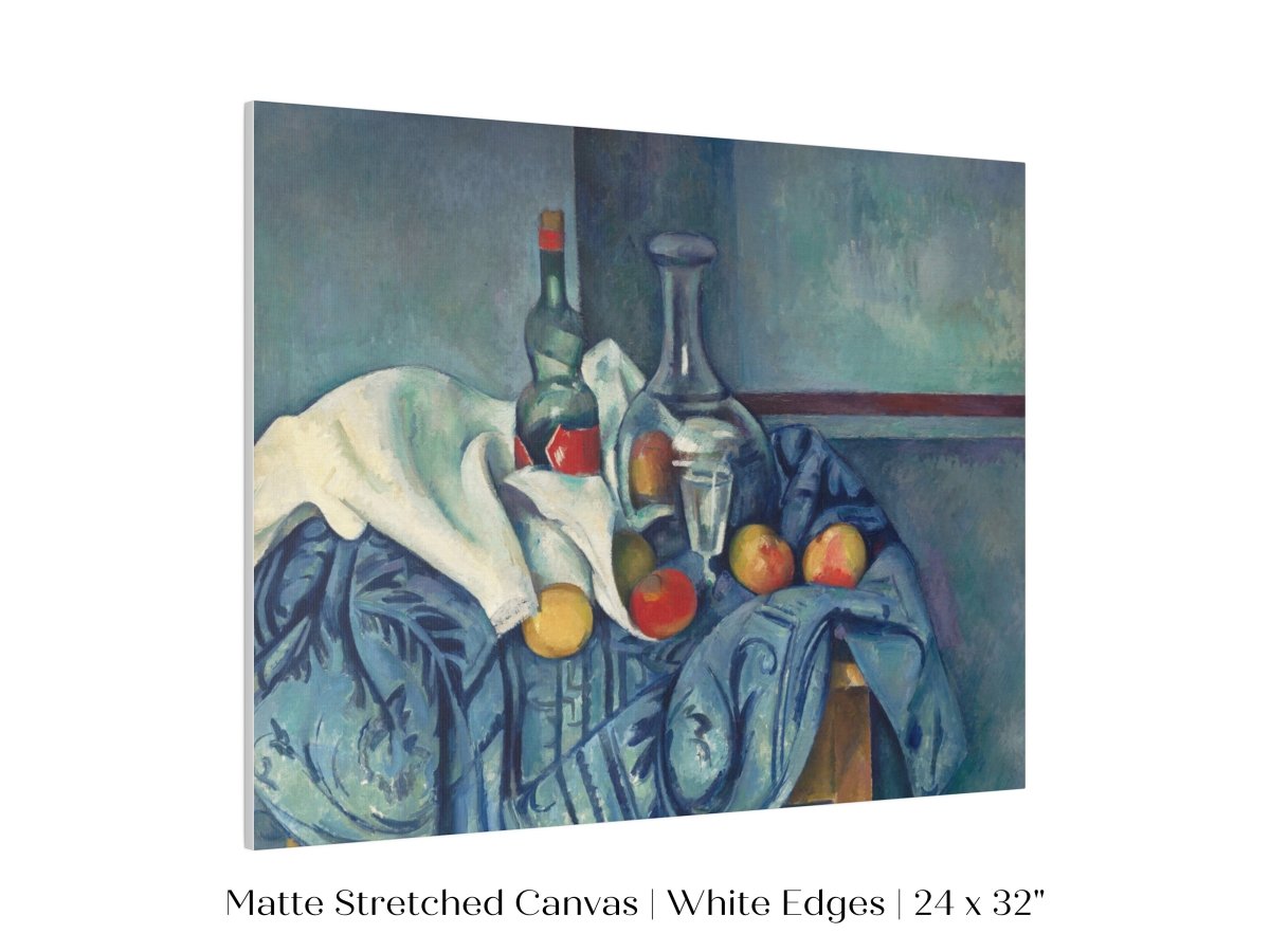 Still Life with Bottles and Apples | P313 - Single Art Prints - Piccolo Fiore Prints