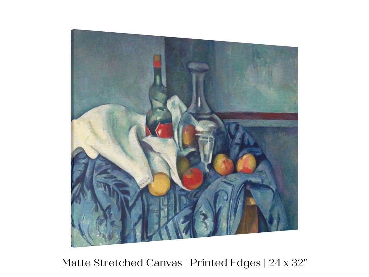 Still Life with Bottles and Apples | P313 - Single Art Prints - Piccolo Fiore Prints