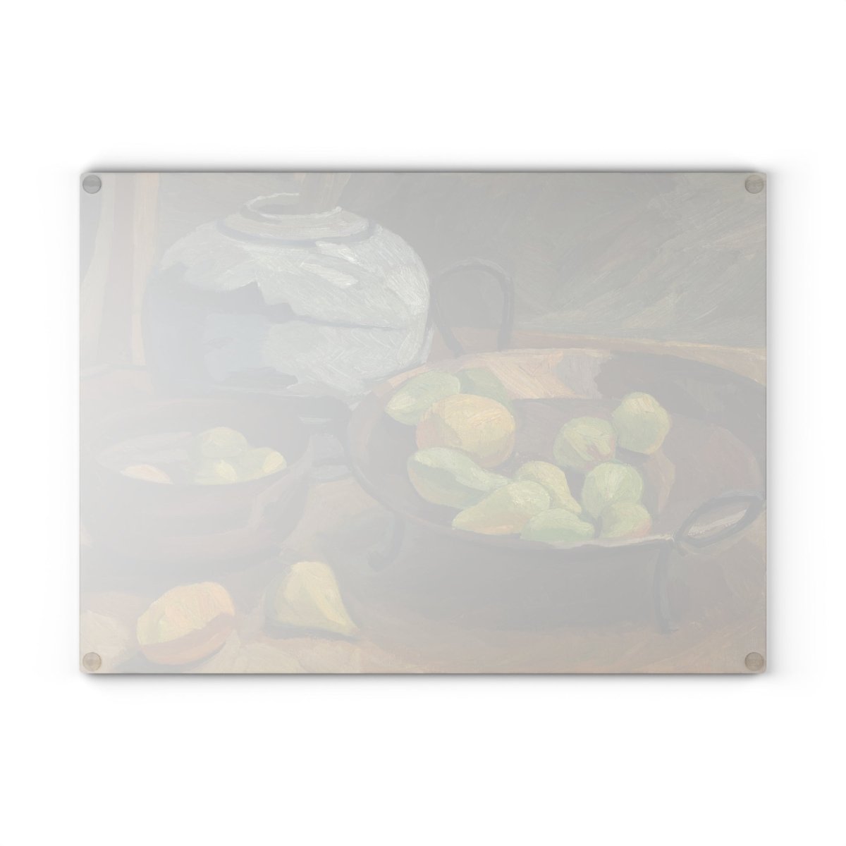 Still Life with Bowls of Fruit | Glass Chopping Board - Glass Chopping Board - Piccolo Fiore Prints