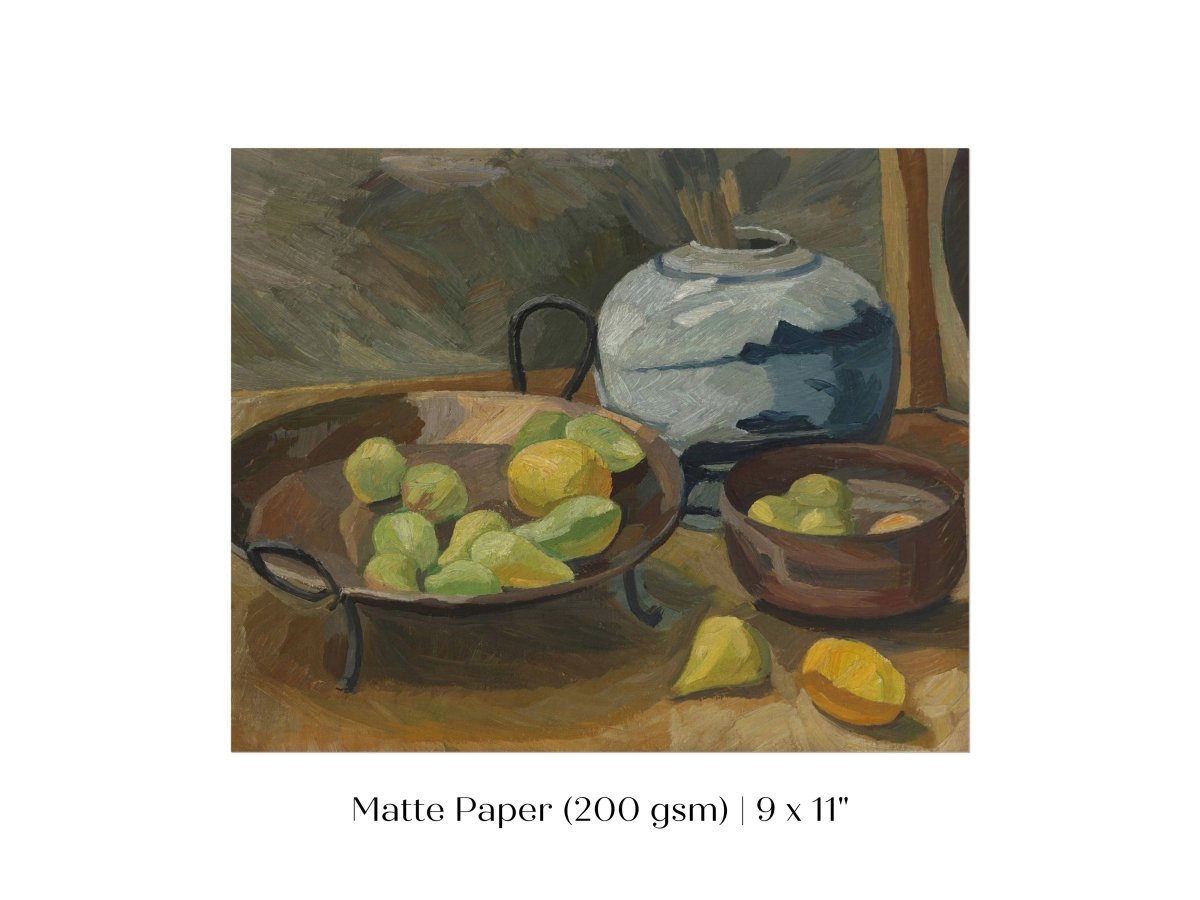 Still Life with Bowls of Fruit | P487 - Single Art Prints - Piccolo Fiore Prints