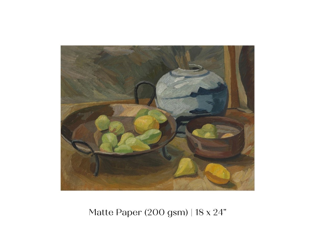 Still Life with Bowls of Fruit | P487 - Single Art Prints - Piccolo Fiore Prints