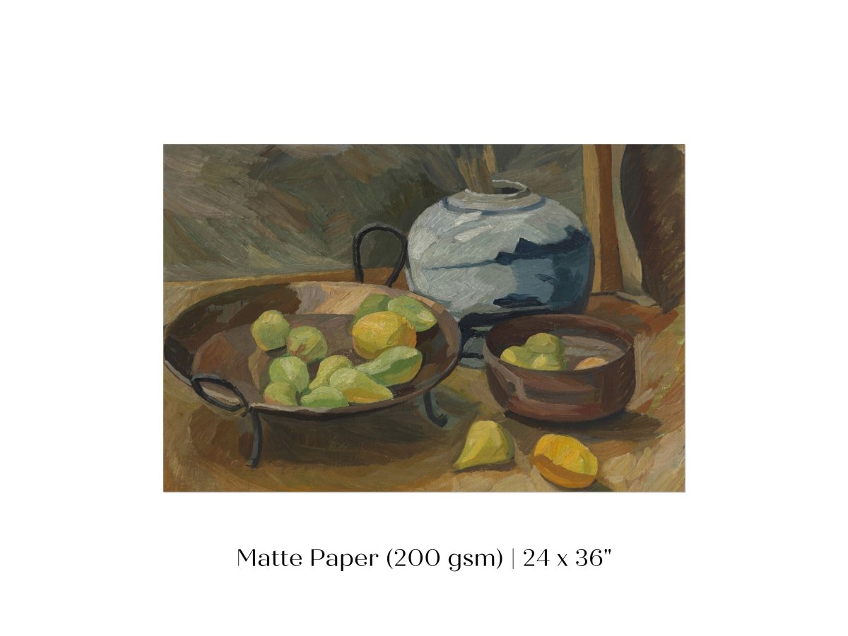 Still Life with Bowls of Fruit | P487 - Single Art Prints - Piccolo Fiore Prints