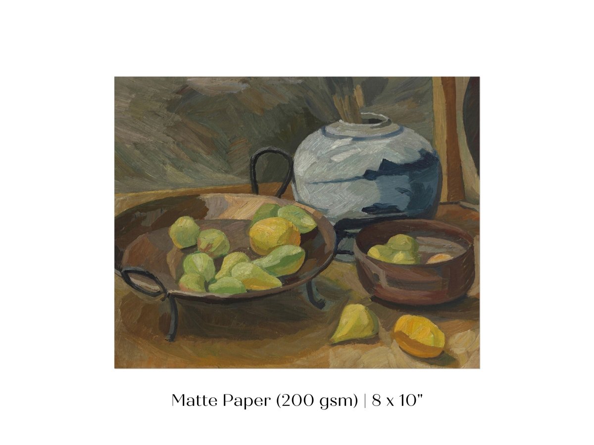 Still Life with Bowls of Fruit | P487 - Single Art Prints - Piccolo Fiore Prints