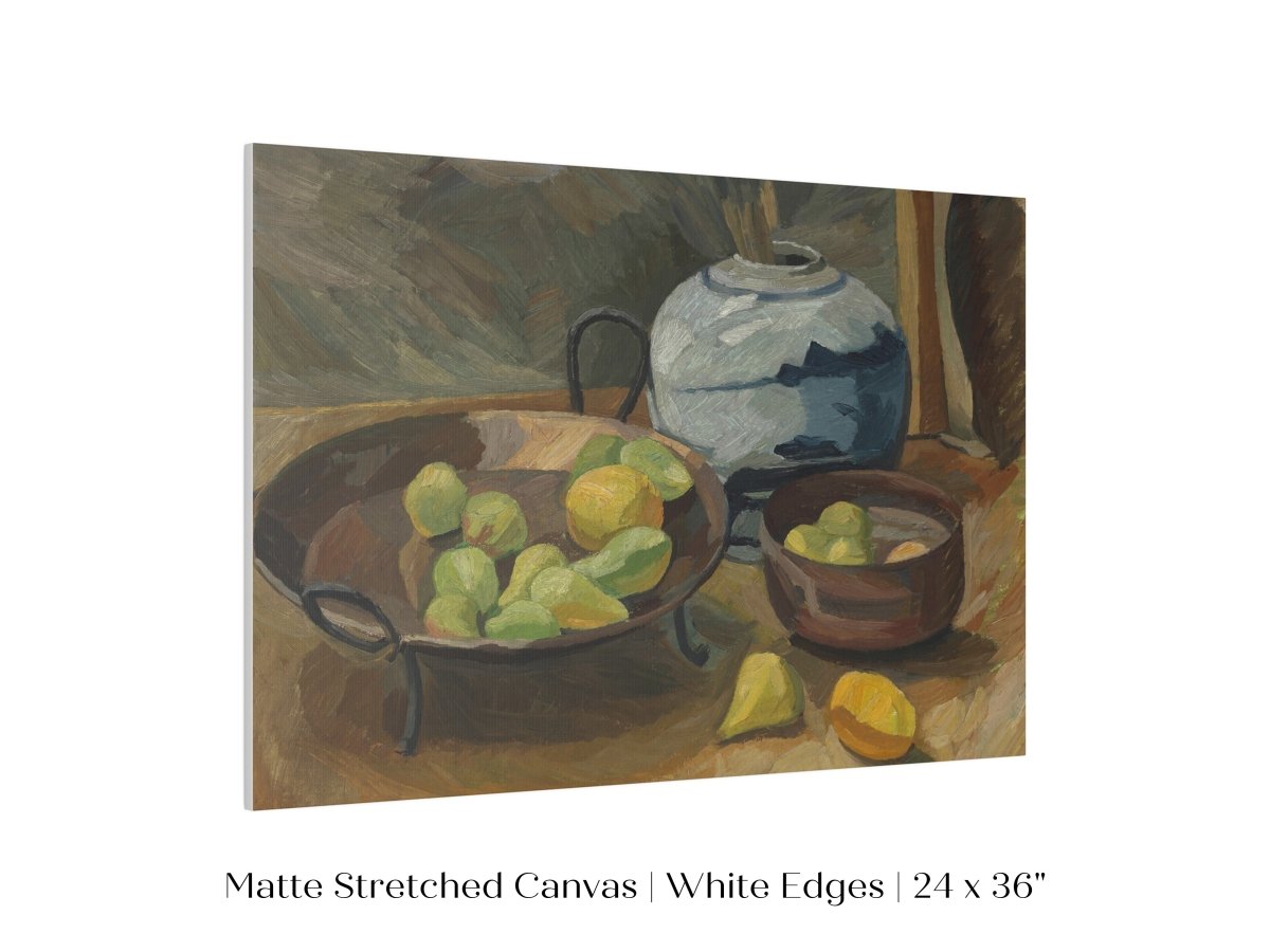 Still Life with Bowls of Fruit | P487 - Single Art Prints - Piccolo Fiore Prints