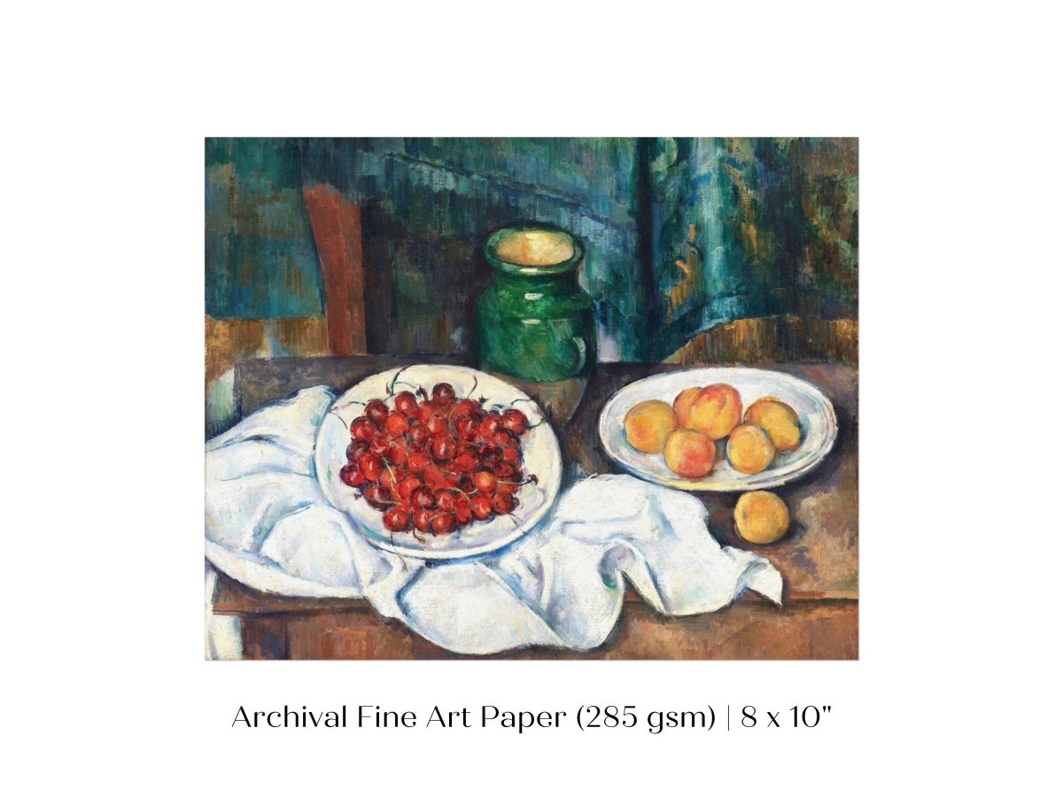Still Life with Cherries | P84 - Single Art Prints - Piccolo Fiore Prints