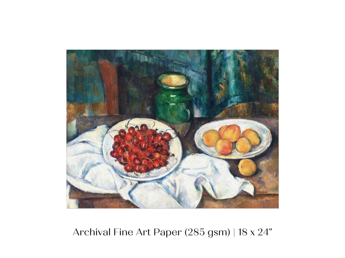Still Life with Cherries | P84 - Single Art Prints - Piccolo Fiore Prints