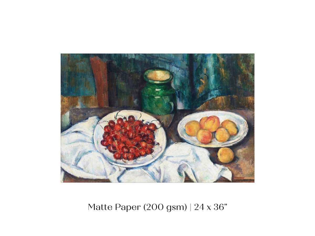 Still Life with Cherries | P84 - Single Art Prints - Piccolo Fiore Prints