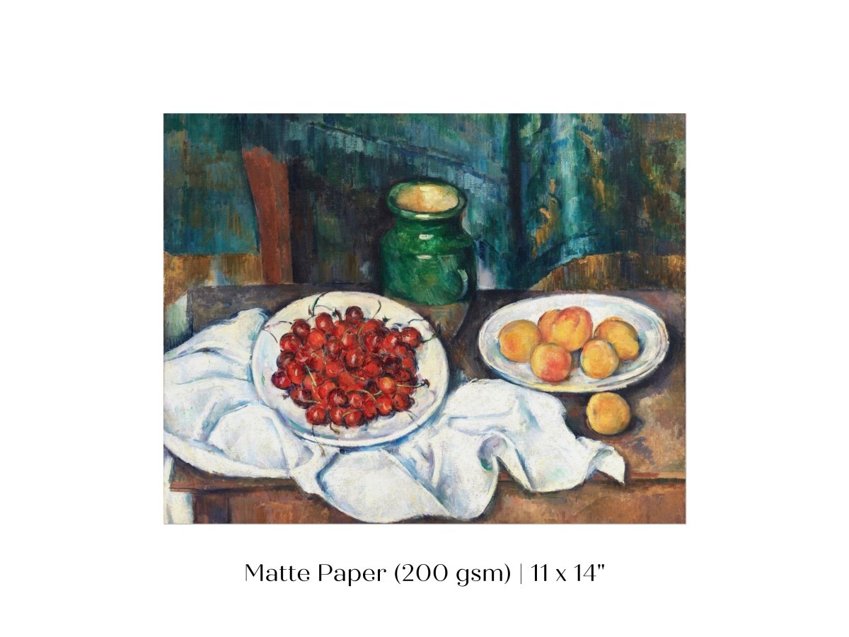 Still Life with Cherries | P84 - Single Art Prints - Piccolo Fiore Prints