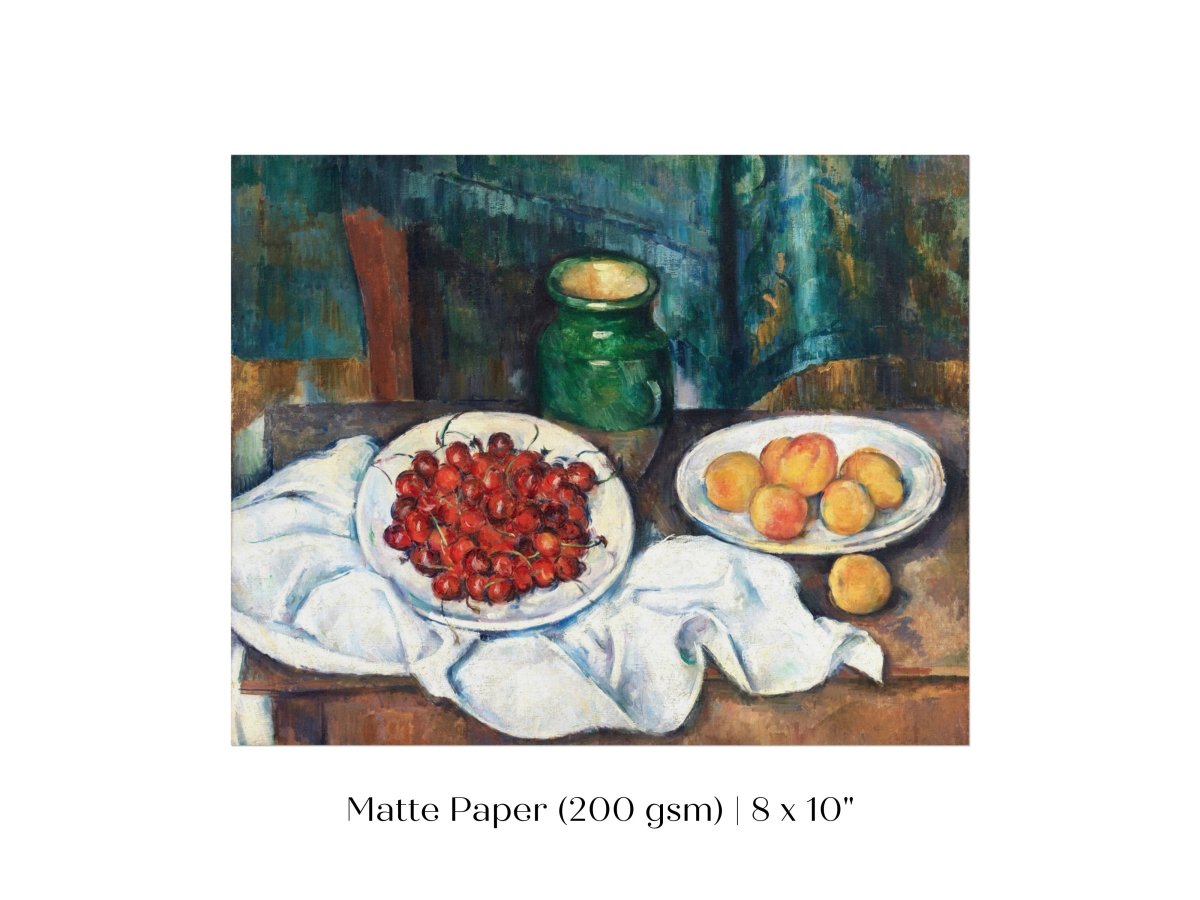 Still Life with Cherries | P84 - Single Art Prints - Piccolo Fiore Prints