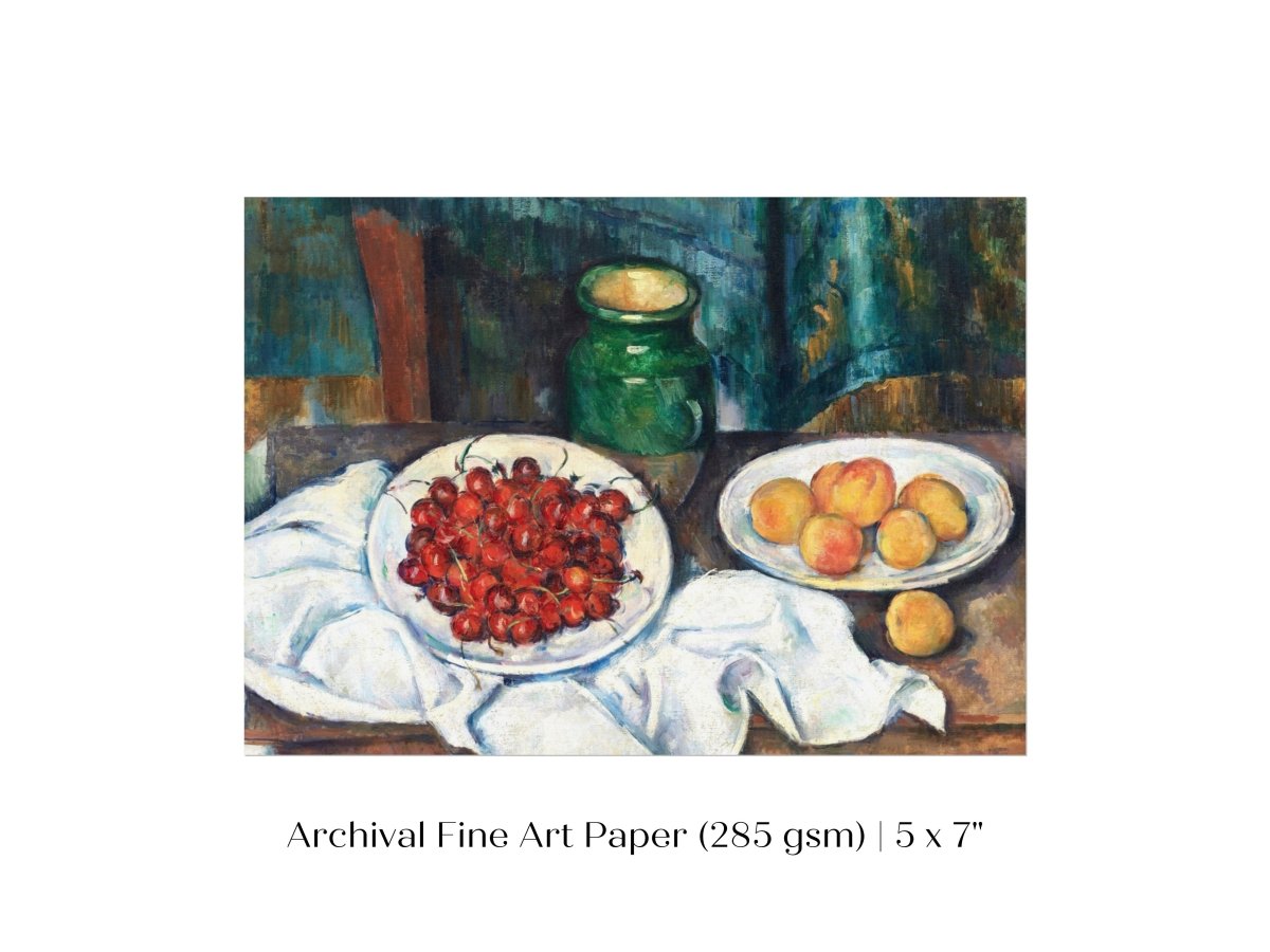 Still Life with Cherries | P84 - Single Art Prints - Piccolo Fiore Prints