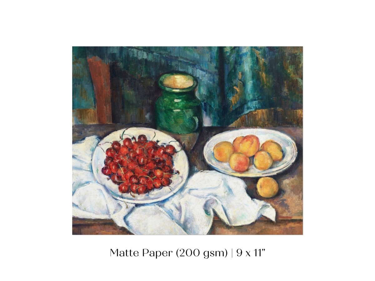 Still Life with Cherries | P84 - Single Art Prints - Piccolo Fiore Prints