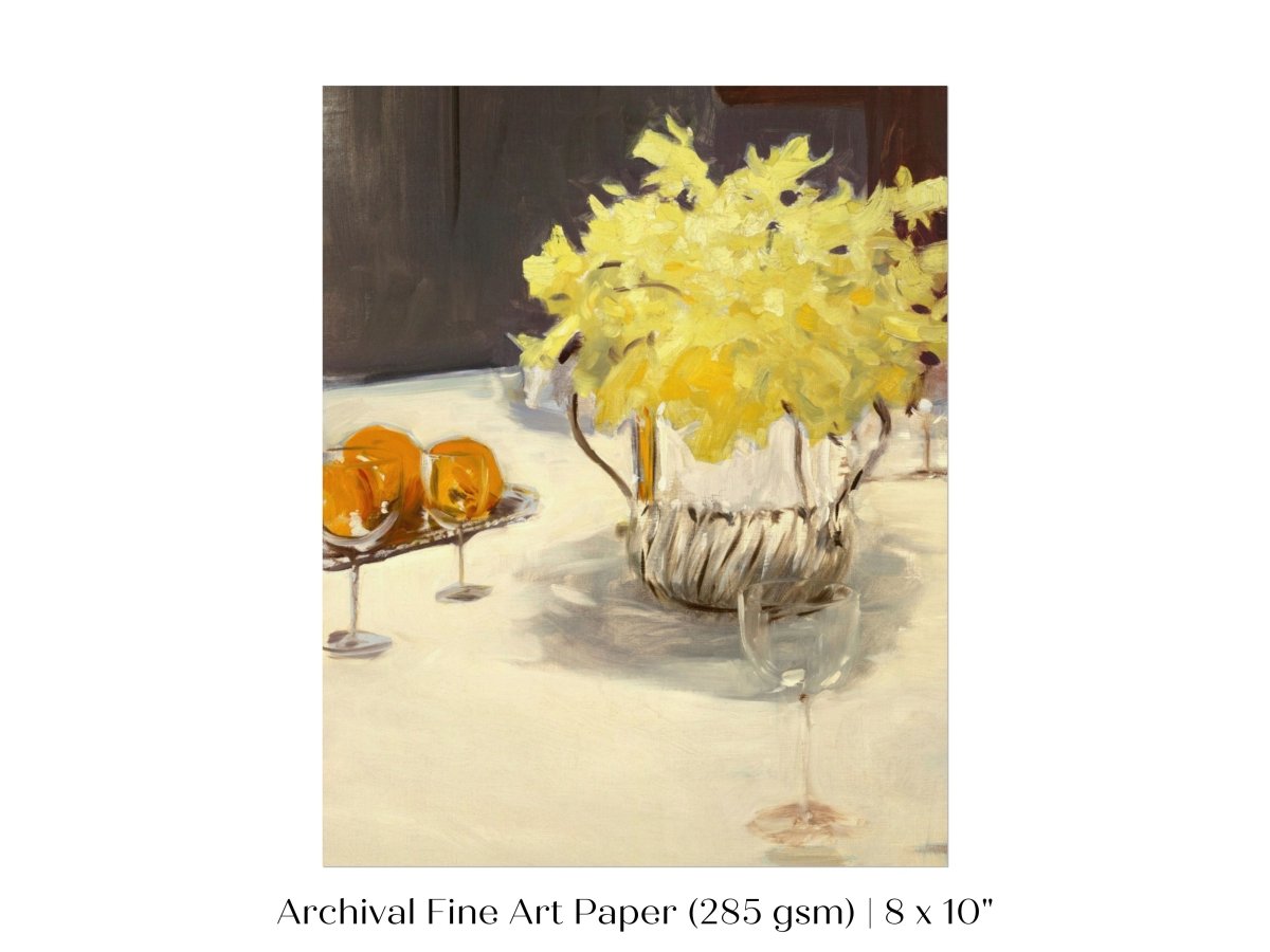 Still Life with Daffodils | P140 - Single Art Prints - Piccolo Fiore Prints