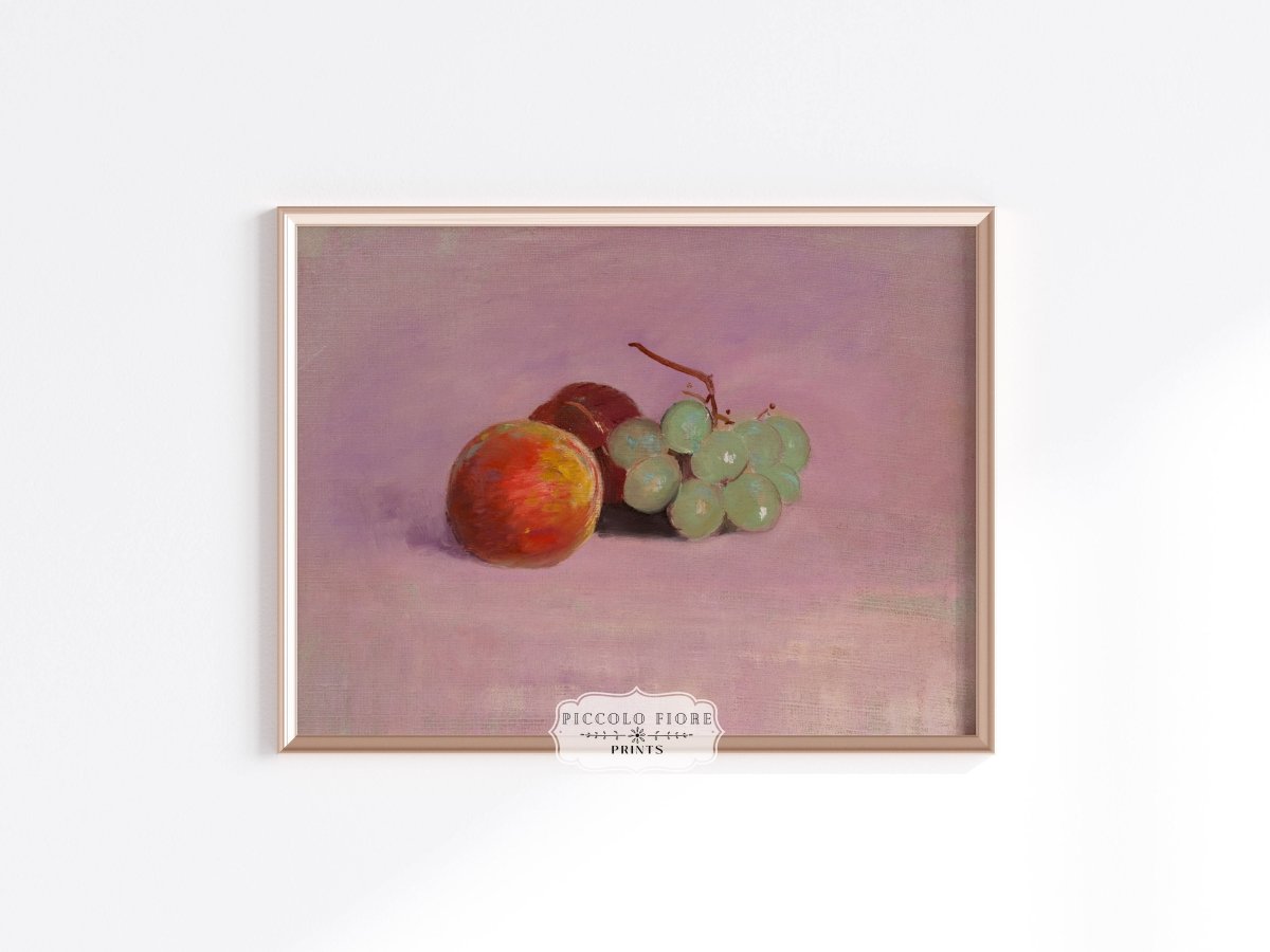 Still Life With Fruit | P174 - Single Art Prints - Piccolo Fiore Prints