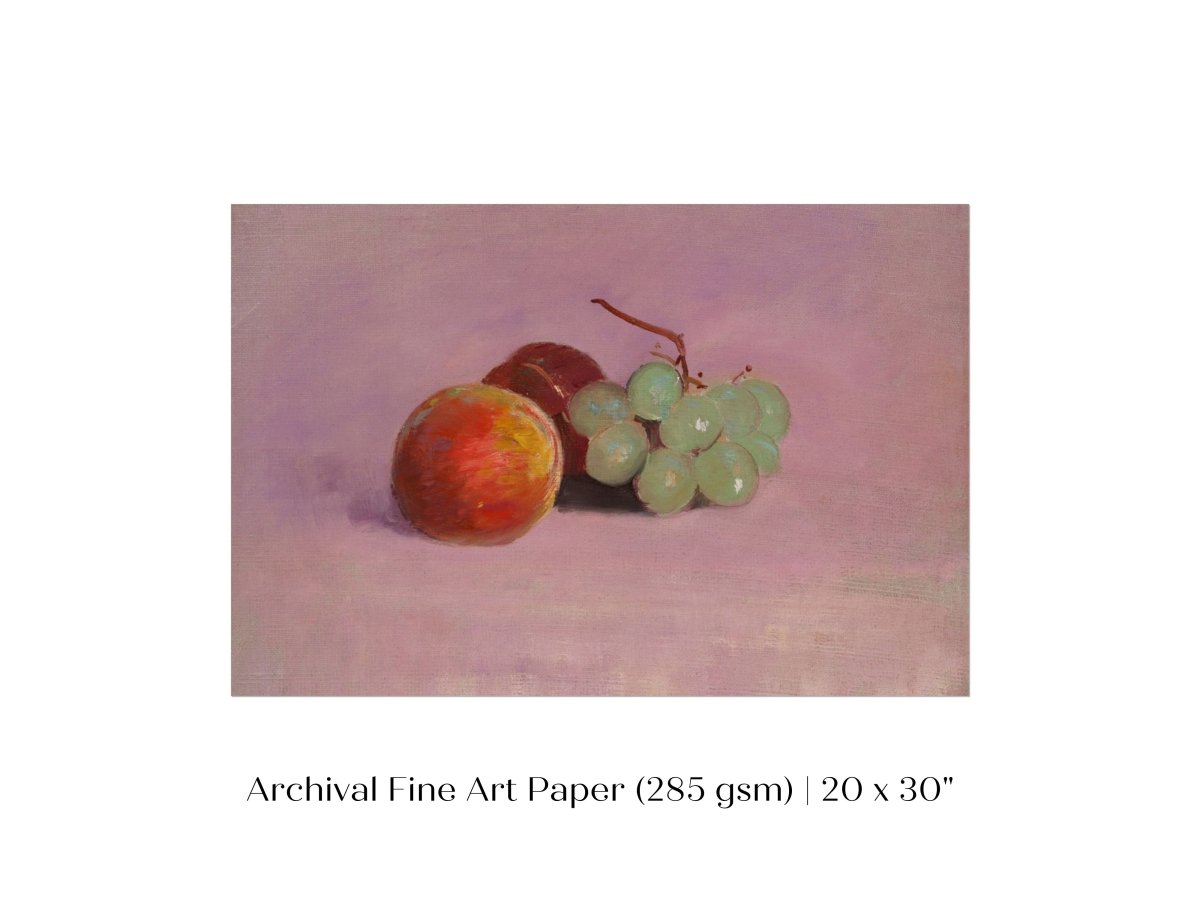 Still Life With Fruit | P174 - Single Art Prints - Piccolo Fiore Prints