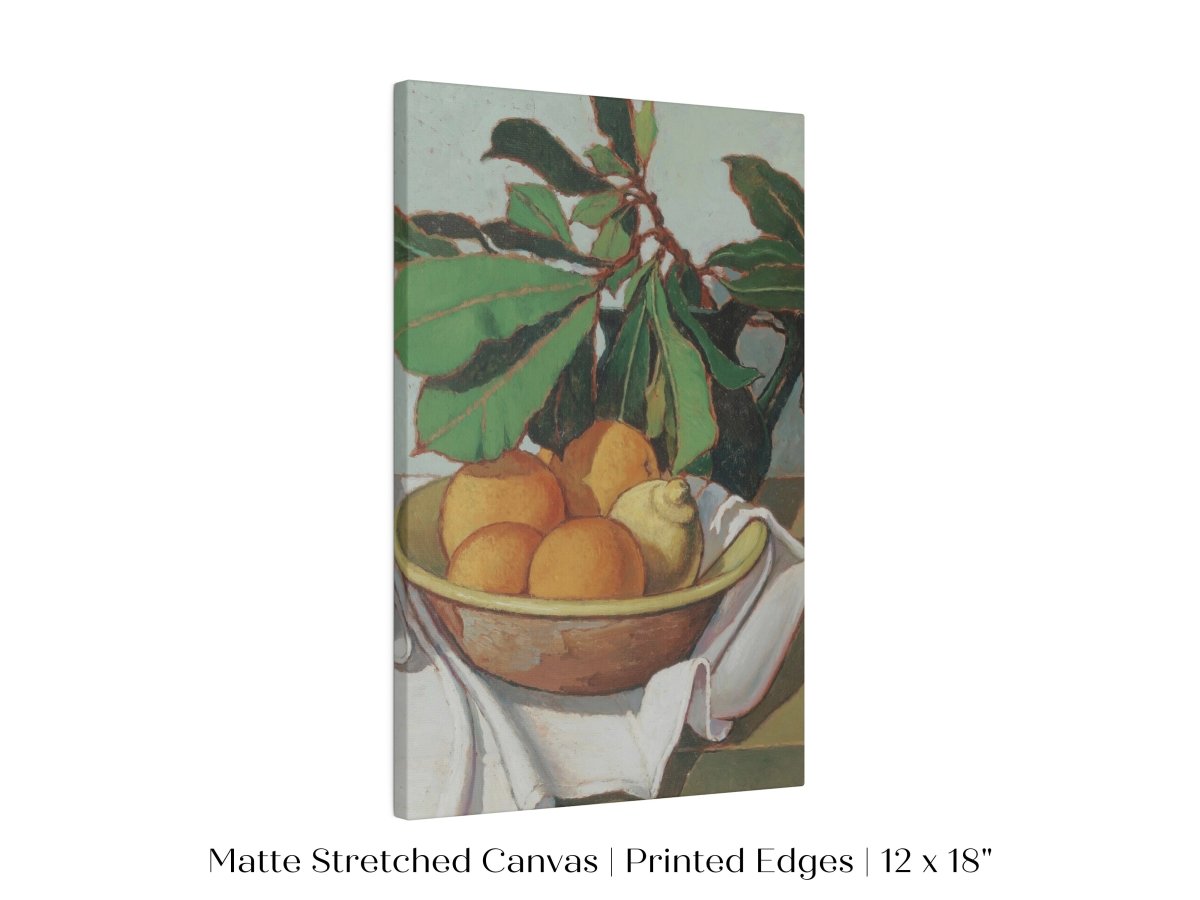Still Life with Oranges and Lemons | P417 - Single Art Prints - Piccolo Fiore Prints