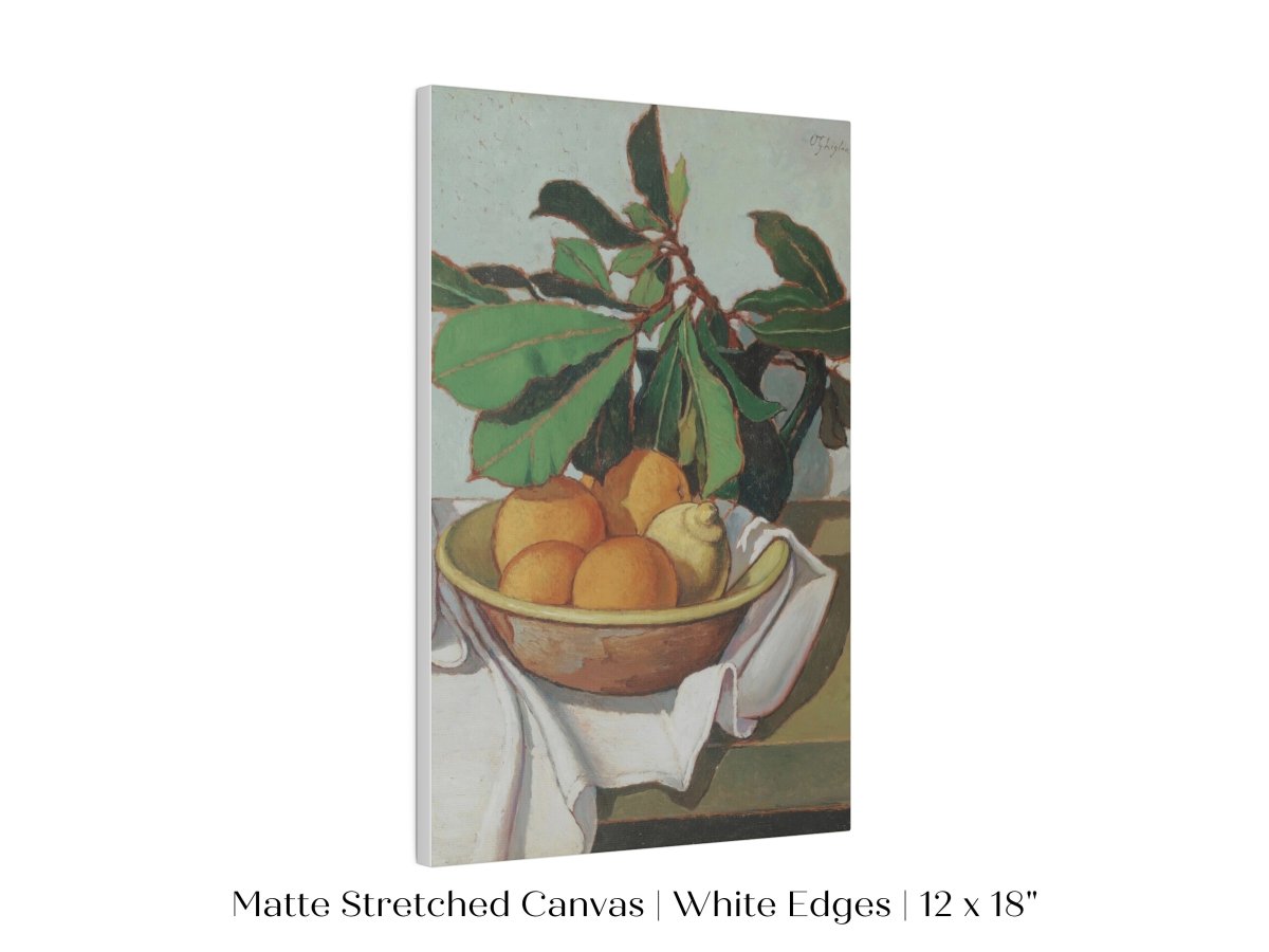 Still Life with Oranges and Lemons | P417 - Single Art Prints - Piccolo Fiore Prints