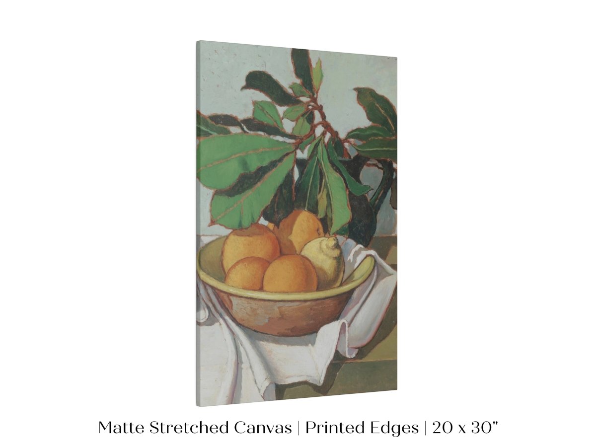 Still Life with Oranges and Lemons | P417 - Single Art Prints - Piccolo Fiore Prints