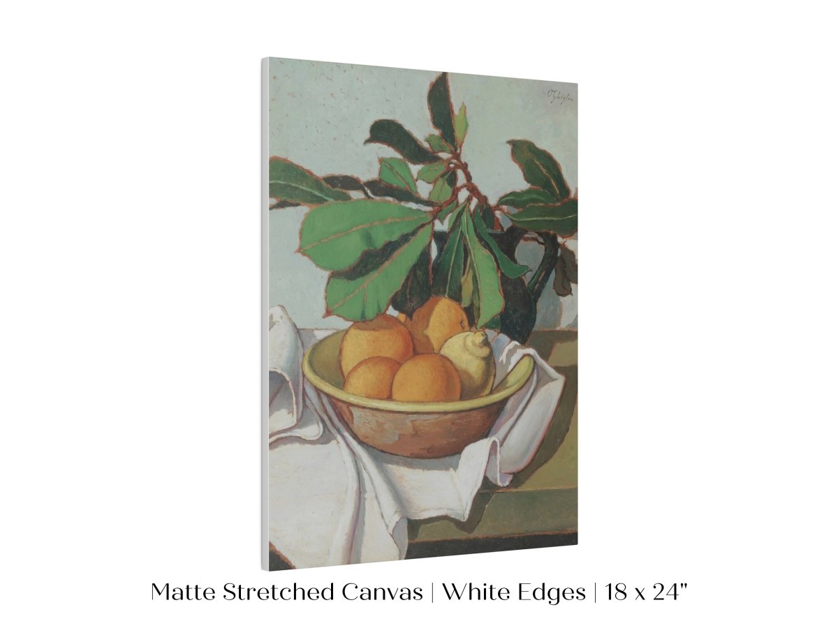 Still Life with Oranges and Lemons | P417 - Single Art Prints - Piccolo Fiore Prints