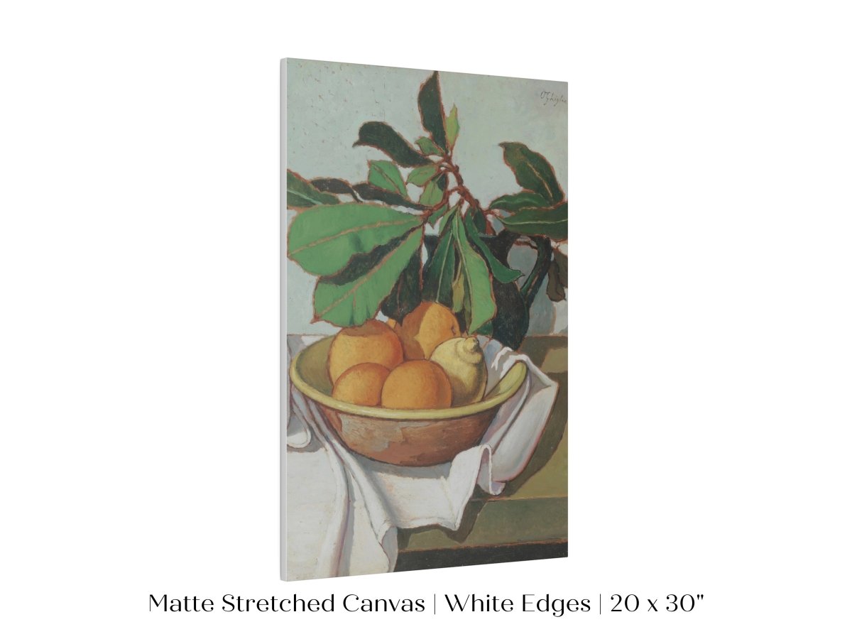 Still Life with Oranges and Lemons | P417 - Single Art Prints - Piccolo Fiore Prints