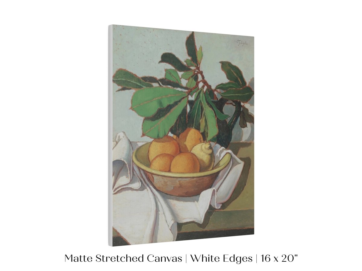 Still Life with Oranges and Lemons | P417 - Single Art Prints - Piccolo Fiore Prints