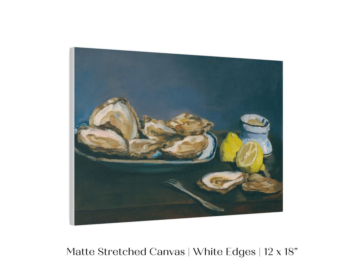 Still Life with Oysters and Lemons | P448 - Single Art Prints - Piccolo Fiore Prints