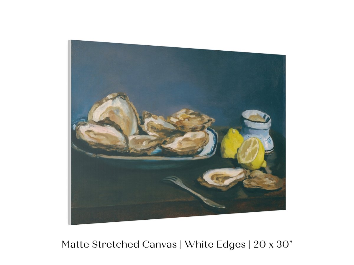 Still Life with Oysters and Lemons | P448 - Single Art Prints - Piccolo Fiore Prints