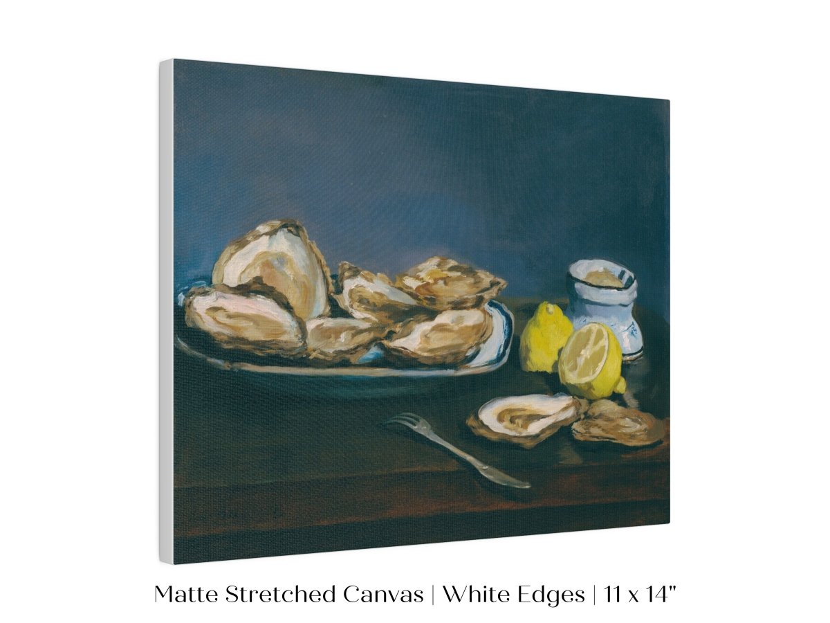 Still Life with Oysters and Lemons | P448 - Single Art Prints - Piccolo Fiore Prints