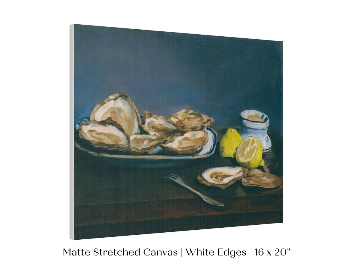 Still Life with Oysters and Lemons | P448 - Single Art Prints - Piccolo Fiore Prints