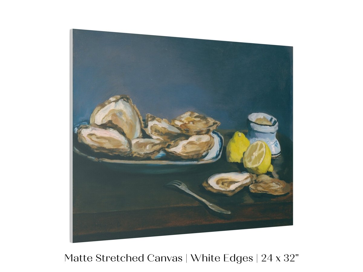 Still Life with Oysters and Lemons | P448 - Single Art Prints - Piccolo Fiore Prints