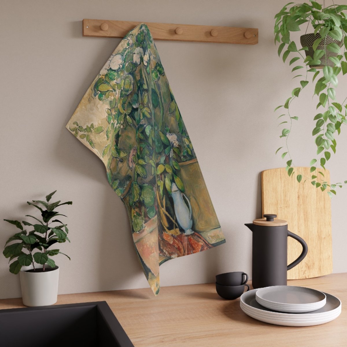 Terracotta Plant Pots | Tea Towel - Tea Towel - Piccolo Fiore Prints