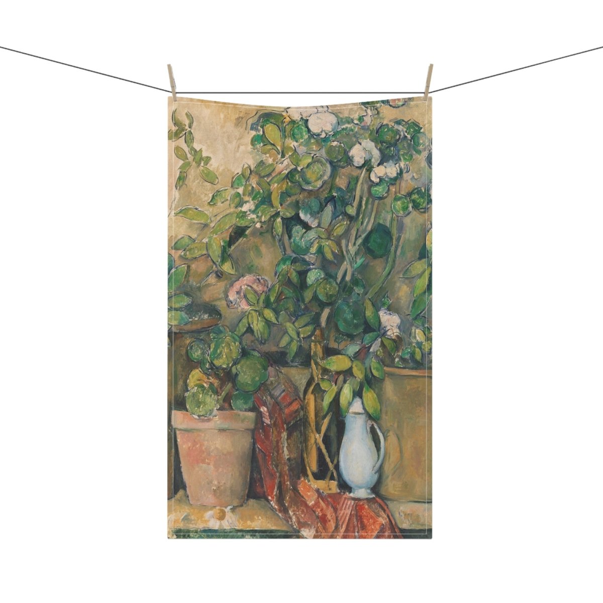 Terracotta Plant Pots | Tea Towel - Tea Towel - Piccolo Fiore Prints