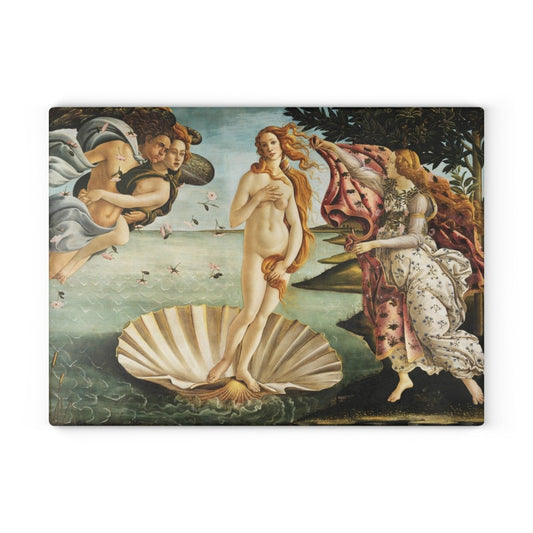 The Birth of Venus | Glass Chopping Board - Glass Chopping Board - Piccolo Fiore Prints