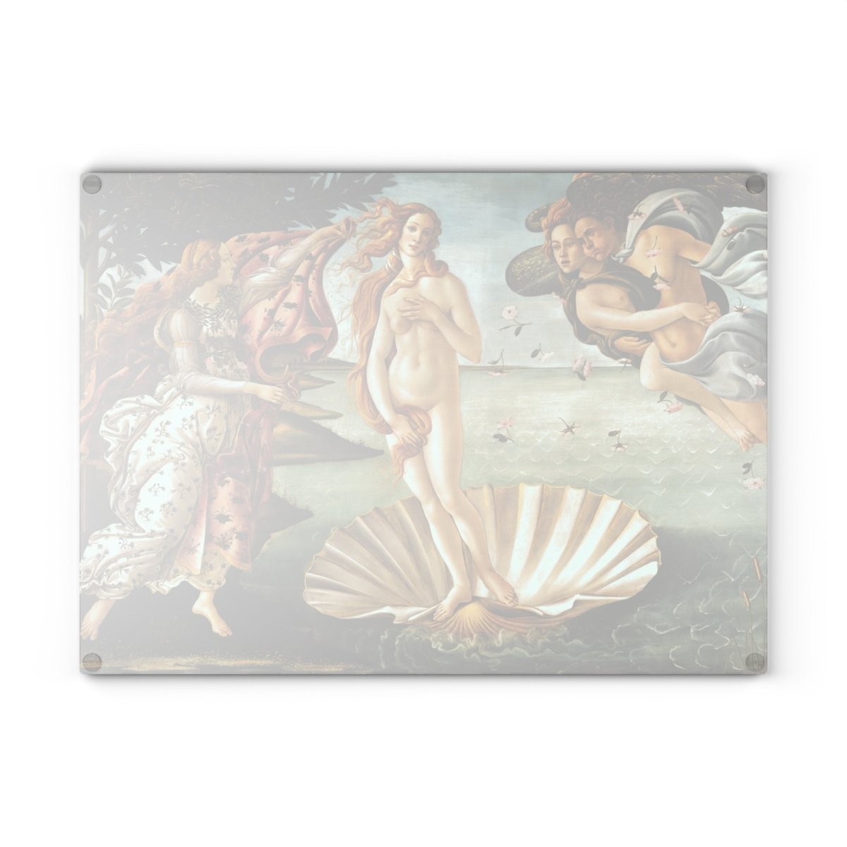 The Birth of Venus | Glass Chopping Board - Glass Chopping Board - Piccolo Fiore Prints