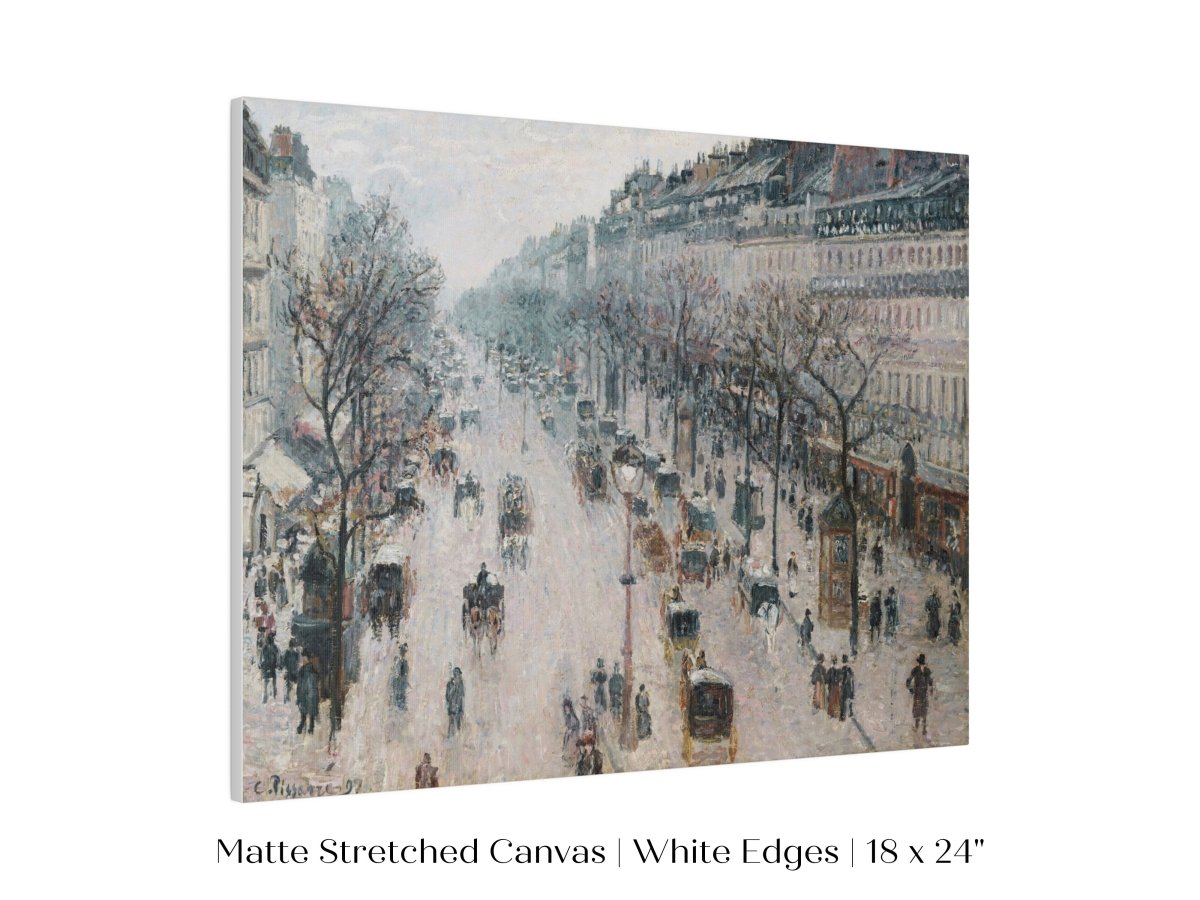 The Boulevard Montmartre | P445 - Single Art Prints - Piccolo Fiore Prints