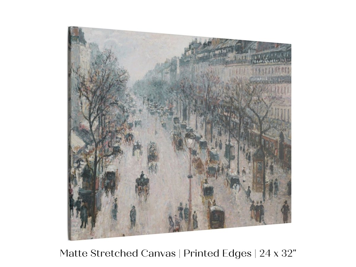 The Boulevard Montmartre | P445 - Single Art Prints - Piccolo Fiore Prints