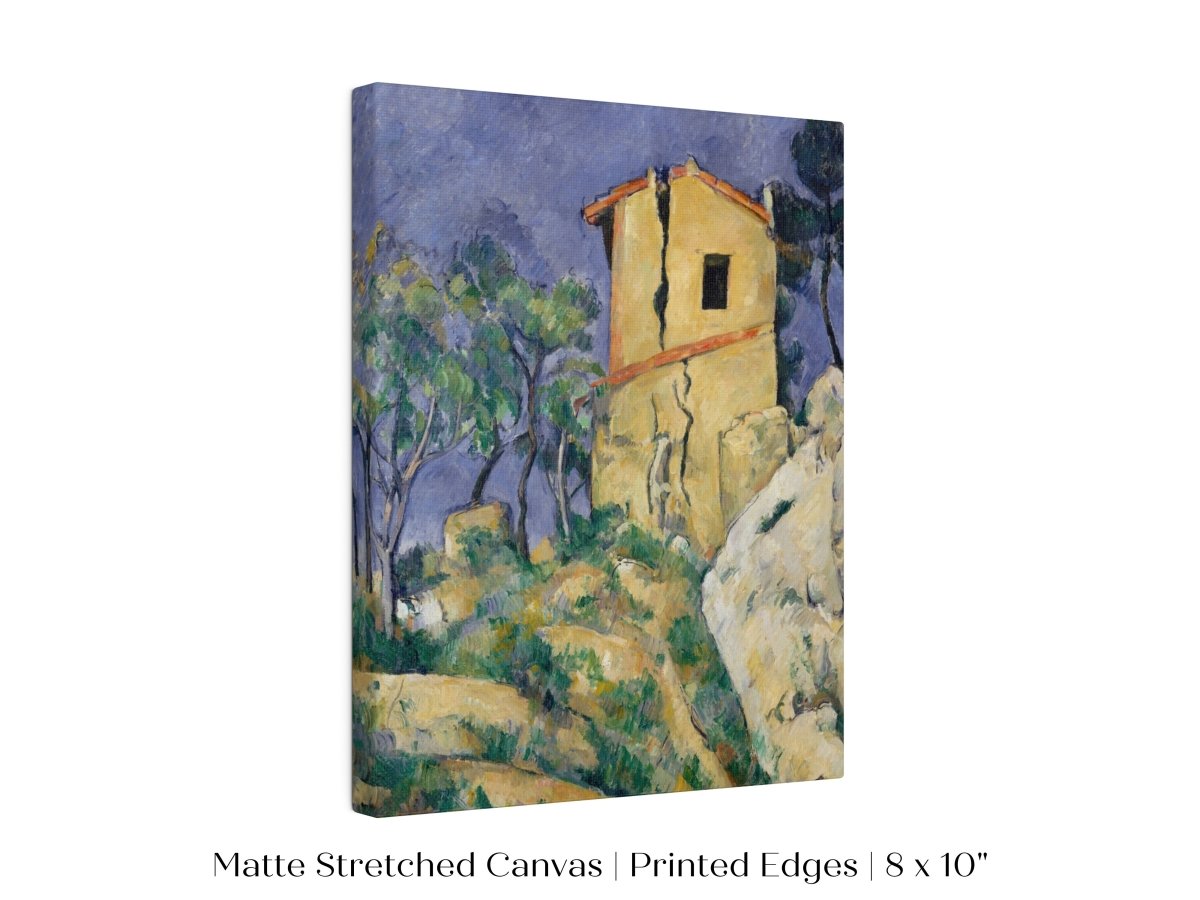 The House with the Cracked Walls | P86 - Single Art Prints - Piccolo Fiore Prints