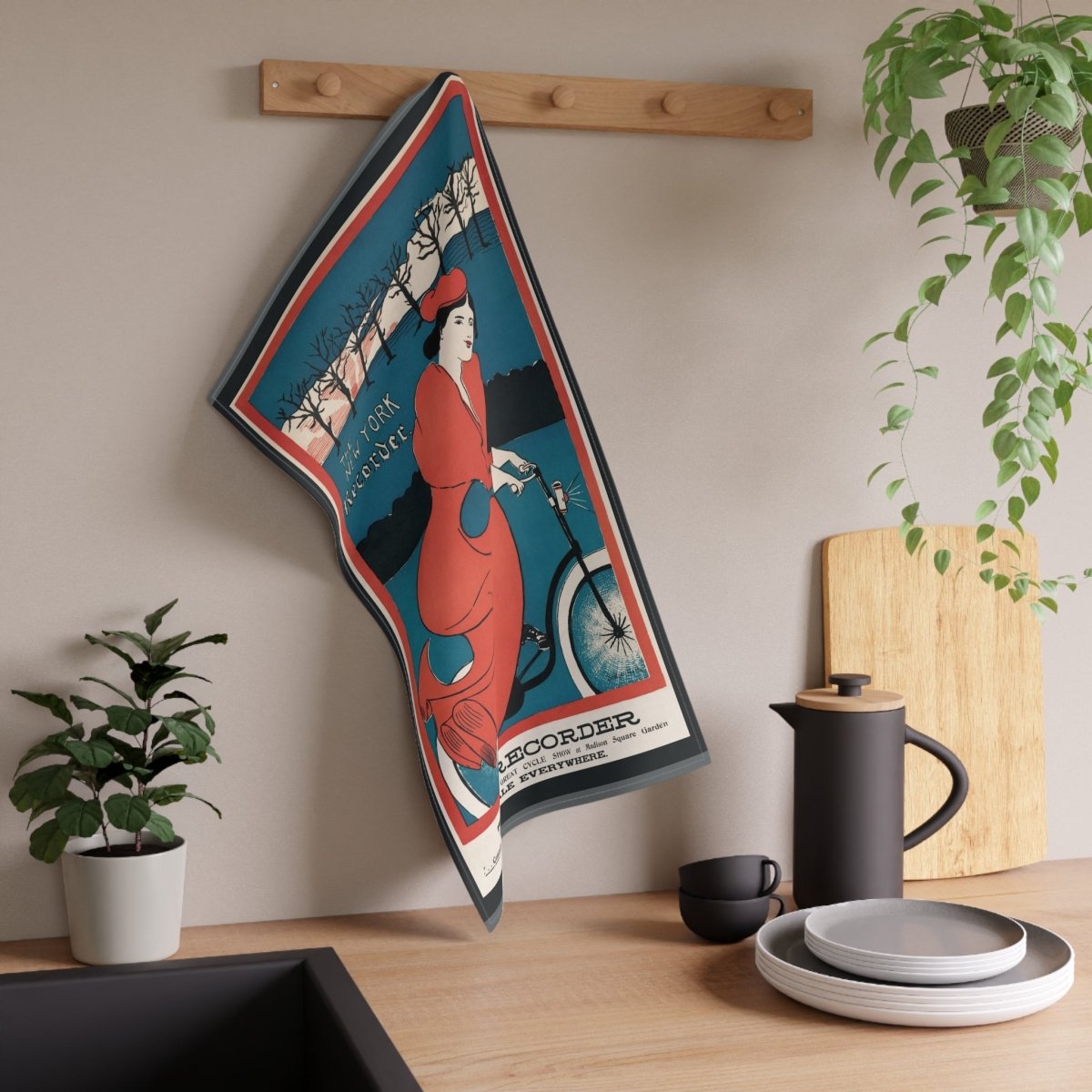 The Recorder | Tea Towel - Tea Towel - Piccolo Fiore Prints