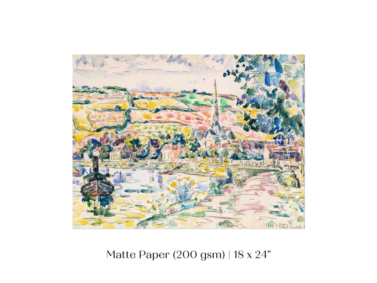 The Riverbank | P48 - Single Art Prints - Piccolo Fiore Prints