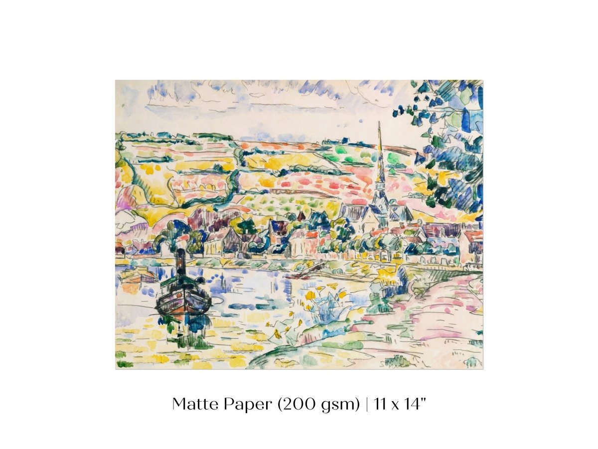 The Riverbank | P48 - Single Art Prints - Piccolo Fiore Prints