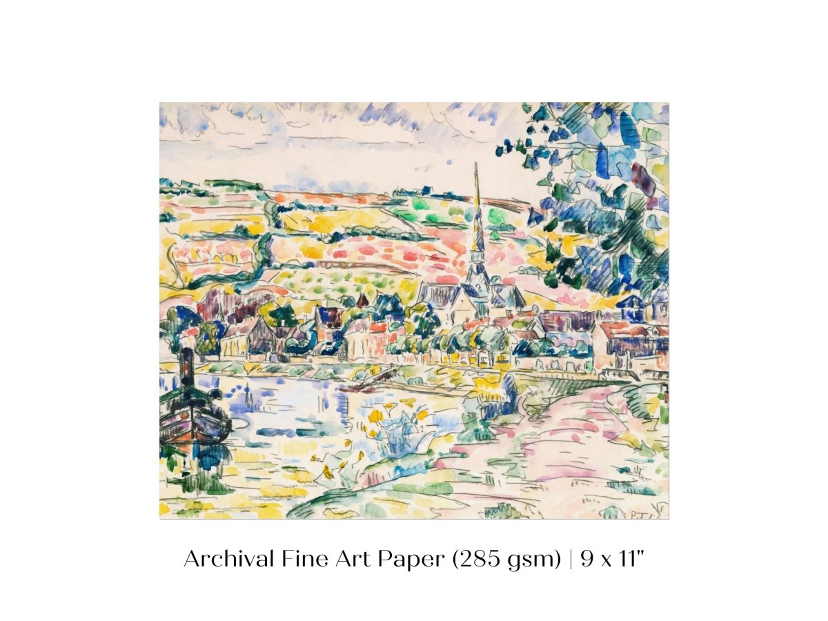 The Riverbank | P48 - Single Art Prints - Piccolo Fiore Prints