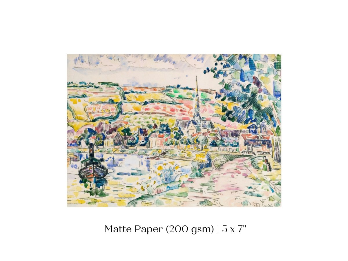 The Riverbank | P48 - Single Art Prints - Piccolo Fiore Prints
