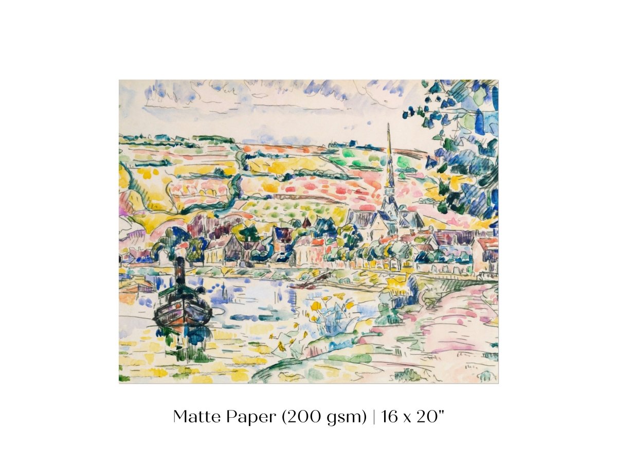 The Riverbank | P48 - Single Art Prints - Piccolo Fiore Prints